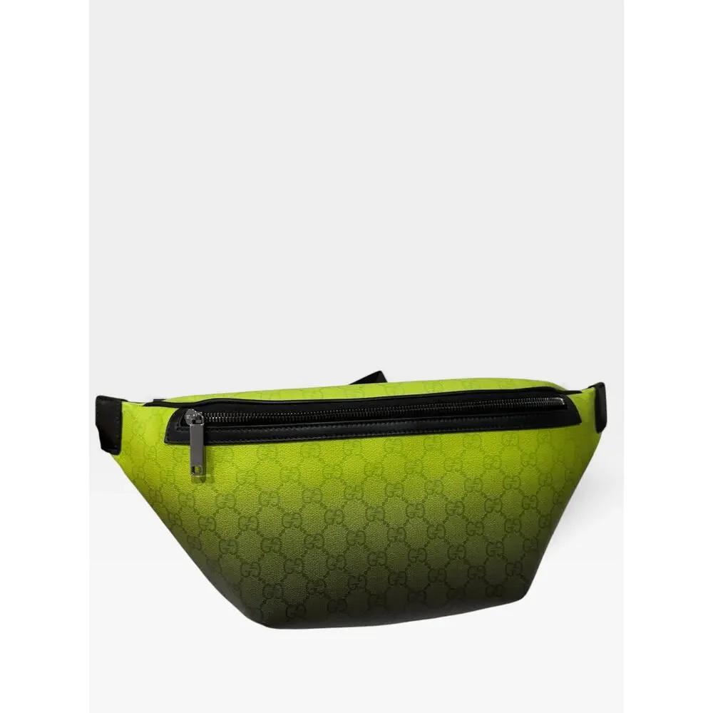 Gucci Chroma Large Belt Bag Green Gradient GG Monogram Crossbody Waist Bag